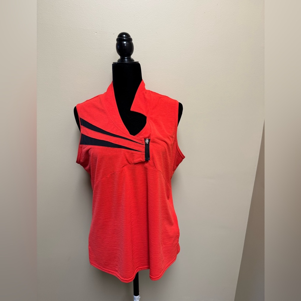 Red Sleeveless Women's Top